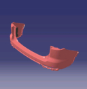 Верхняя часть заднего бампера t18fl3 602002145AA