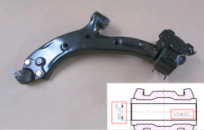 РЫЧАГ ПЕРЕДНЕЙ ПОДВЕСКИ ЛЕВЫЙ В СБОРЕ HAVAL F7,F7X(A-COPY) 2904100XKZ16B