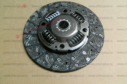 ДИСК СЦЕПЛЕНИЯ ВЕДОМЫЙ GW HOVER H5 ДИЗЕЛЬ (неоригинал) 1600200BED01A