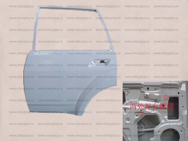 ДВЕРЬ ЗАДНЯЯ ЛЕВАЯ GW HOVER H5, H3 (НОВЫЙ САЛОН)