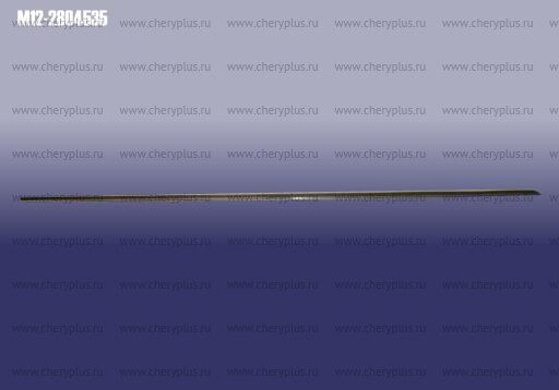Молдинг бампера заднего левый (хром) M12-2804535