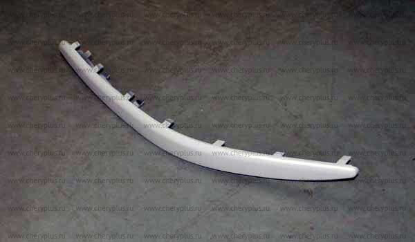 МОЛДИНГ ПЕРЕДНЕГО БАМПЕРА ЛЕВЫЙ CH M11, M12 (без хрома) (неоригинал) M11-2803531BC-DQ