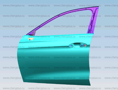 Дверь передняя левая m1e 551000742AADYJ Дверь передняя левая m1e 551000742AADYJ