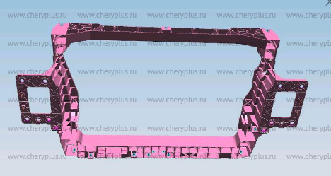 Модуль передний пластик t22/t26 501005536AA