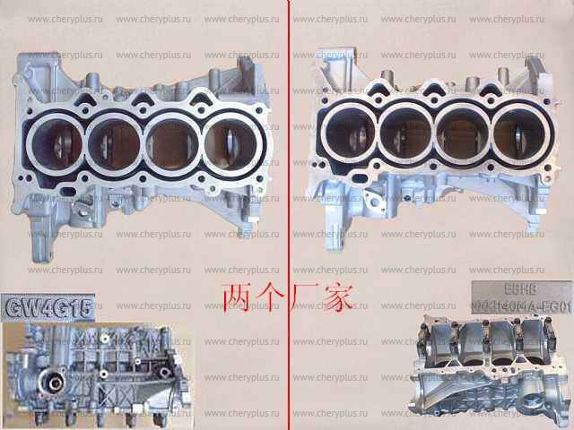 БЛОК ЦИЛИНДРОВ GW FLORID 1.5 (4G15)