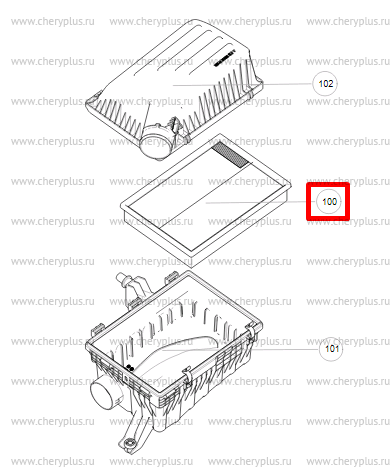 Фильтр воздушный TANK 1109103XKM01A