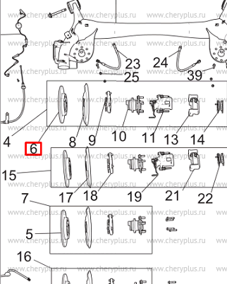 Диск тормозной зад S101063-1902