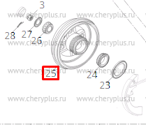 Барабан тормозной (ЦС) F3502110