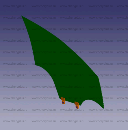 Стекло двери передней левой t19c 555000386AA