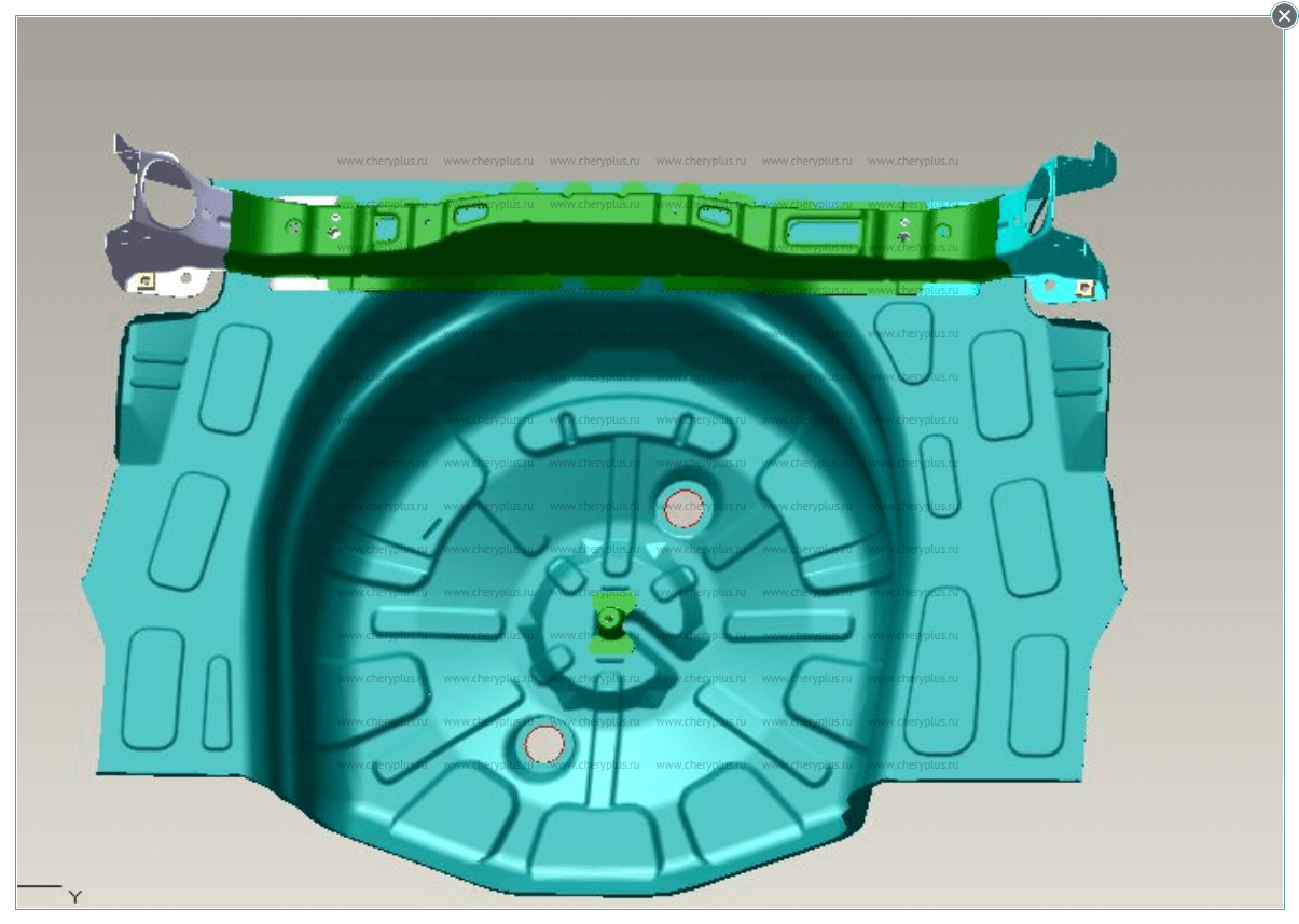 ДНИЩЕ ЗАДНЕЕ 106200326102