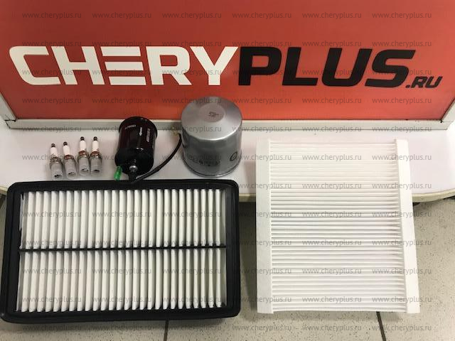 Комплект ТО Chery Tiggo 5 T21 (4 фильтра и свечи)
