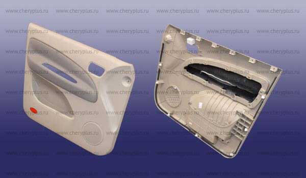 Обшивка двери передней левой (бежевая) (оригинал) T11-6102430BJ