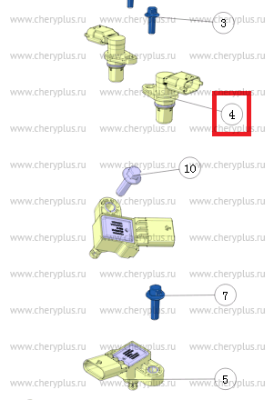 ДАТЧИК ПОЛОЖЕНИЯ РАСПРЕДВАЛА CG UNI-K, CS55 PLUS, CS95 NEW, EADO PLUS H15T003-2410 ДАТЧИК ПОЛОЖЕНИЯ РАСПРЕДВАЛА CG UNI-K, CS55 PLUS, CS95 NEW, EADO PLUS H15T003-2410