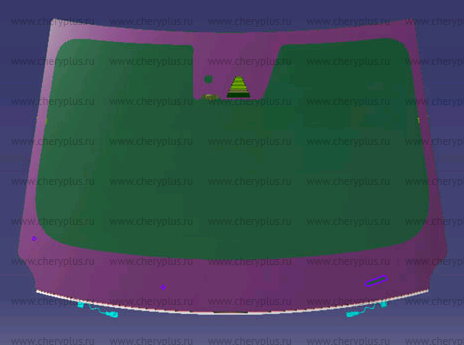 Стекло лобовое m32t 555000328AA