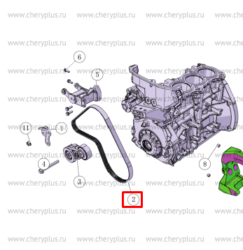 Ремень генератора EA15015-2150