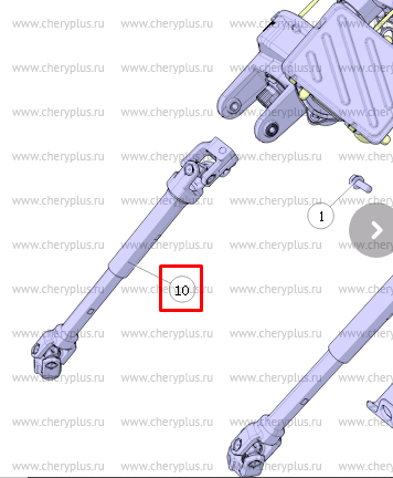 Вал рулевой S202F260402-0800