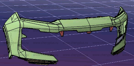 Бампер передний (верхняя часть) Dashing F16-2803501CA