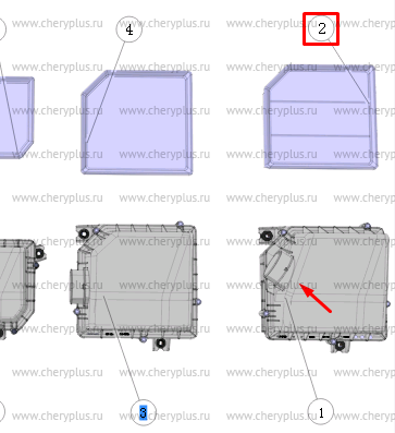 Фильтр воздушный S301014-0903