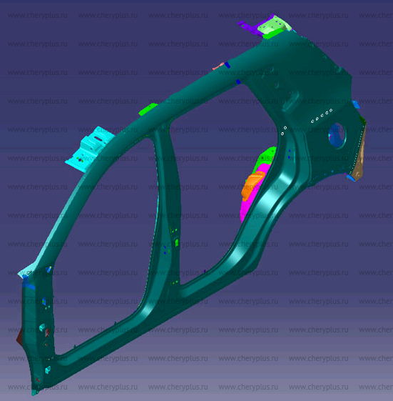 БОКОВИНА КУЗОВА ЛЕВАЯ ТИГГО 4 FL J68-5400010-DY