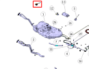 Крышка топливного бака Changan R111039-0500
