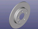 Диск тормозной задний 204006713AA
